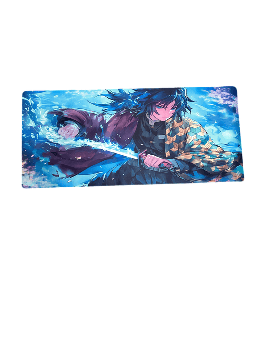 Water Hashira-Giyu Tomioka Desk Mat 90x40x0.3cm - SwiftBuy Hub - - - United States - SwiftBuy Hub - 30.00
