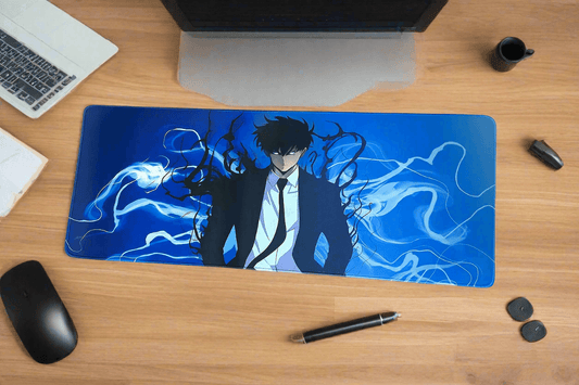 Solo Leveling Sun Jin Woo Desk Mat 60x30x0.3 cm - SwiftBuy Hub - - - United States - SwiftBuy Hub - 21.00