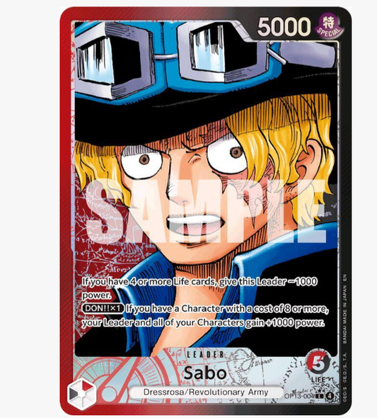 Sabo (004) (Alternate Art) - Carrying On His Will (OP13)