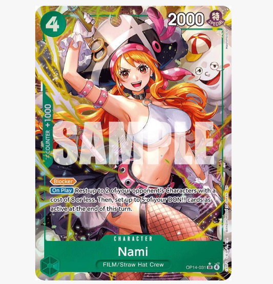 Nami (Alternate Art) - The Azure Sea's Seven (OP14)