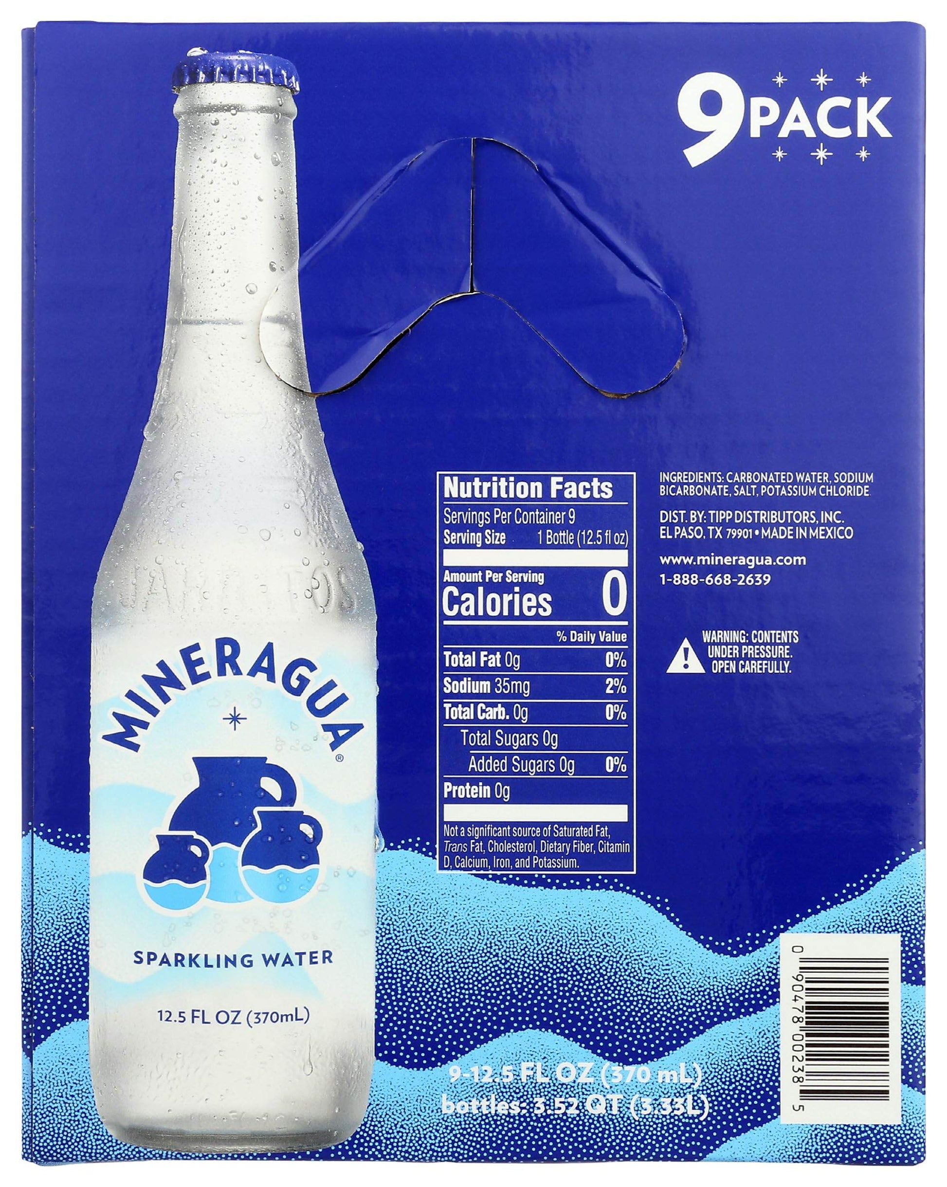 Mineragua Sparkling Water (9-Pack) – Refreshing & Authentic | SwiftBuyHub - SwiftBuy Hub - - bulk sparkling water no sugar,buy mineragua authentic soda water,mineragua sparkling water 9 pack - United States - SwiftBuy Hub - 25.99