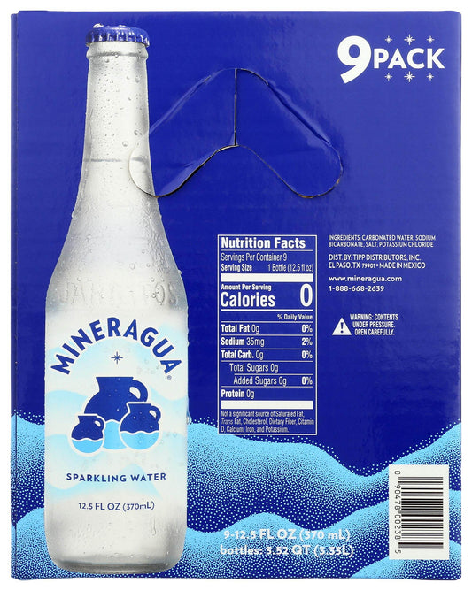 Mineragua Sparkling Water (9-Pack) – Refreshing & Authentic | SwiftBuyHub - SwiftBuy Hub - - bulk sparkling water no sugar,buy mineragua authentic soda water,mineragua sparkling water 9 pack - United States - SwiftBuy Hub - 25.99