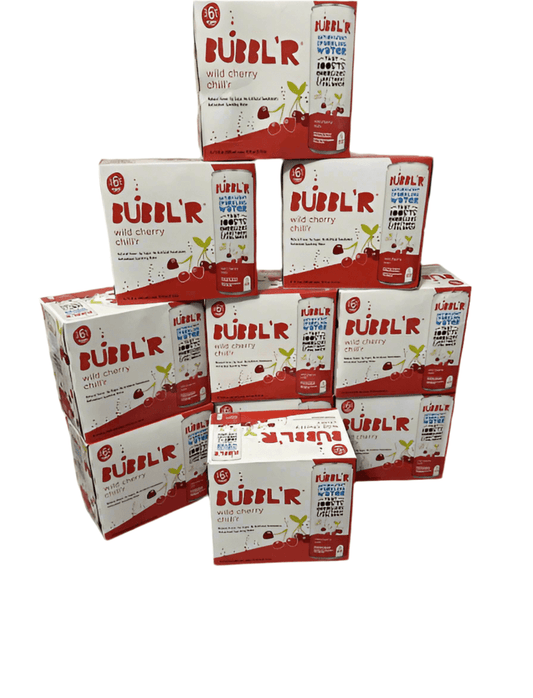 BUBBL'R Wild Cherry Chillr – Antioxidant Sparkling Water - SwiftBuy Hub - - antioxidant sparkling water,bubblr energy water wild cherry,bubblr wild cherry chillr drink,buy bubblr wild cherry drink,gluten free antioxidant beverage,healthy cherry sparkling drink,natural caffeine sparkling water,wild cherry bubblr antioxidant water - United States - SwiftBuy Hub - 15.99