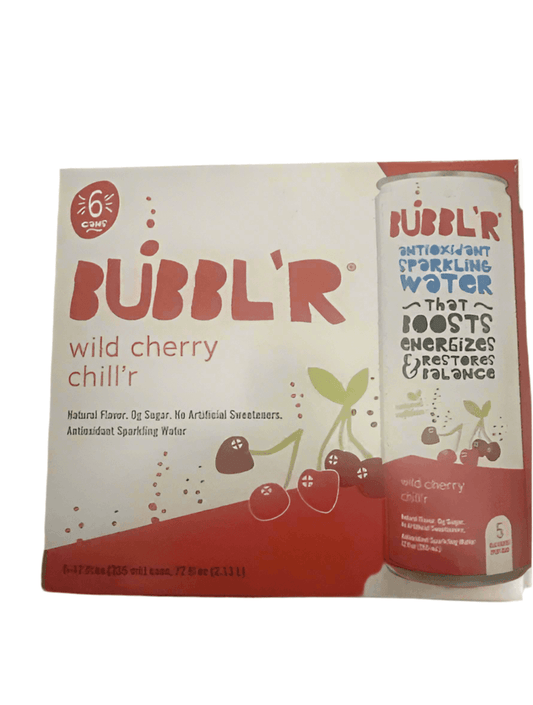 BUBBL'R Wild Cherry Chillr – Antioxidant Sparkling Water - SwiftBuy Hub - - antioxidant sparkling water,bubblr energy water wild cherry,bubblr wild cherry chillr drink,buy bubblr wild cherry drink,gluten free antioxidant beverage,healthy cherry sparkling drink,natural caffeine sparkling water,wild cherry bubblr antioxidant water - United States - SwiftBuy Hub - 15.99