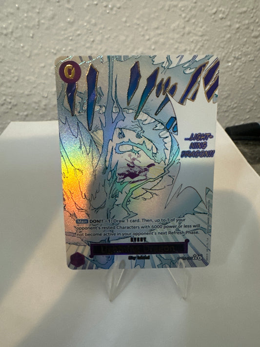 Lightning Dragon (Alternate Art) - Adventure on Kami's Island (OP15-EB04)