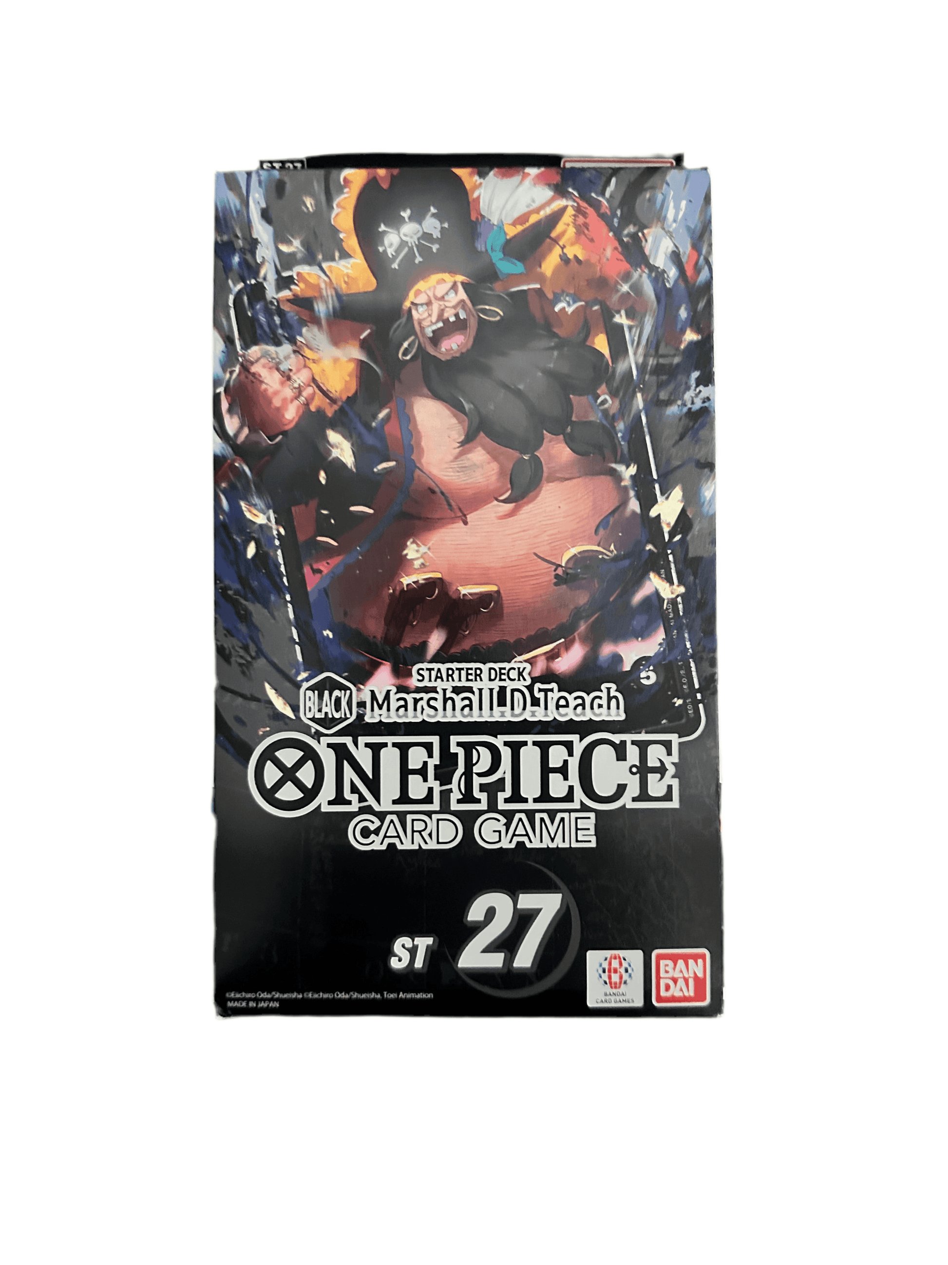 One Piece Trading Card Game Marshall D. Teach Starter Deck ST-27 [ENGLISH, 51 Cards, 10 DON Cards, 70 Card Sleeves & More!] - SwiftBuy Hub - - - United States - SwiftBuy Hub - 25.99