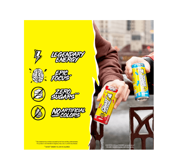 Ghost Sour Patch Kids Energy – 4-Pack Candy Flavors | SwiftBuyHub - SwiftBuy Hub - - buy ghost sour patch energy,candy flavor energy drink limited edition,ghost candy flavor energy drink,ghost energy natural caffeine drink,ghost energy sour patch flavor,ghost sour patch kids 4 pack,ghost sour patch kids energy drink,ghost x sour patch kids drink - United States - SwiftBuy Hub - 21.99