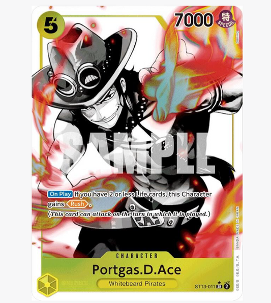 Portgas.D.Ace (011) (Parallel) - Ultra Deck: The Three Brothers (ST-13)