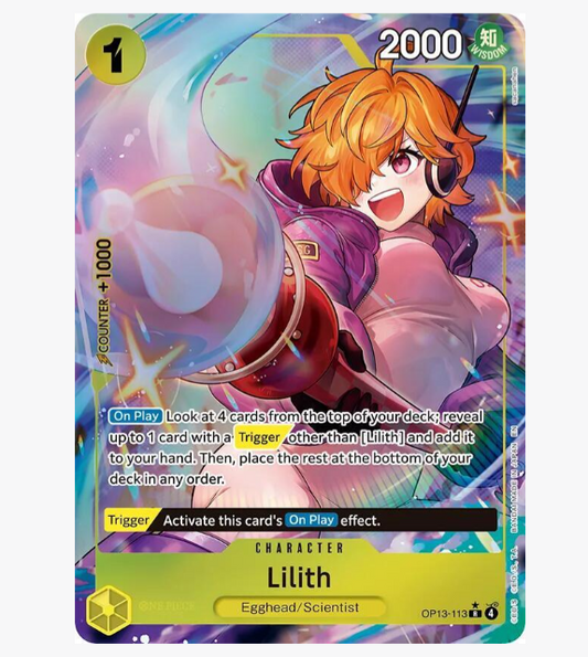 Lilith (Alternate Art) - Carrying On His Will (OP13)