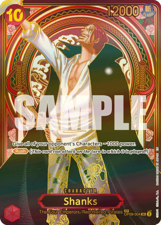Shanks - OP09-004 (SP) (Gold) - Carrying On His Will (OP13)